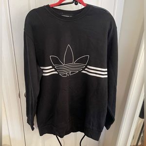 Adidas black sweatshirt